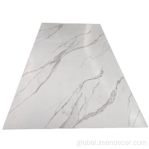 Pvc Plastic Uv Marble Sheet 1220*2440*3mm Faux Marble PVC Plastic UV Marble Sheet Factory